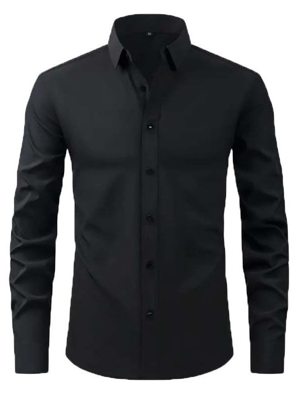 Men's long-sleeved shirt with innovative cut and modern design Mune Fashion