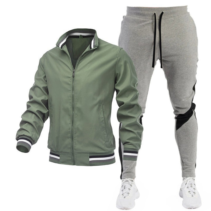 Men's Sporty Track Jacket and Jogging Pants Set Mune Fashion