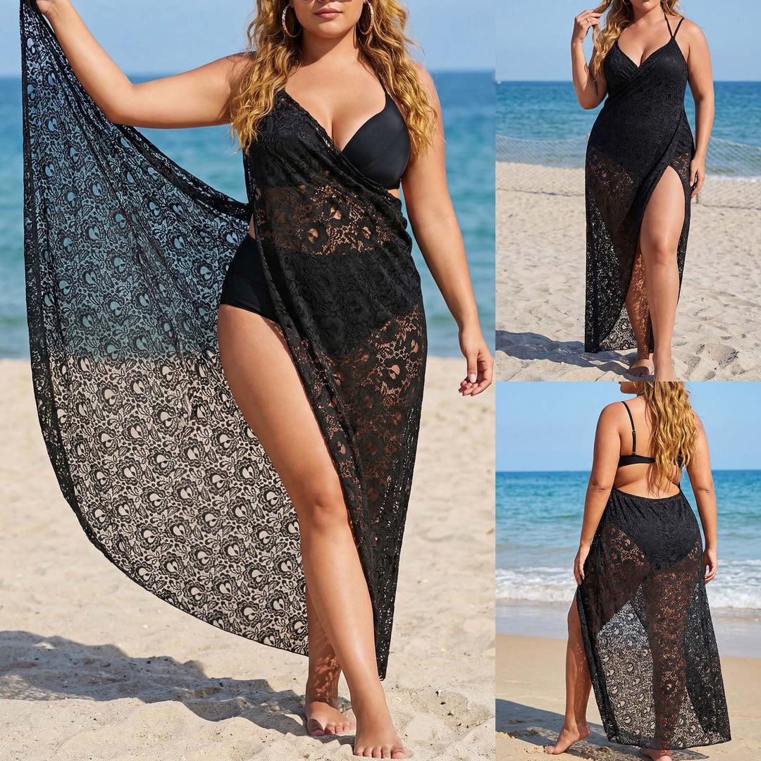 Ladies Elegant Transparent Beach Dress Mune Fashion
