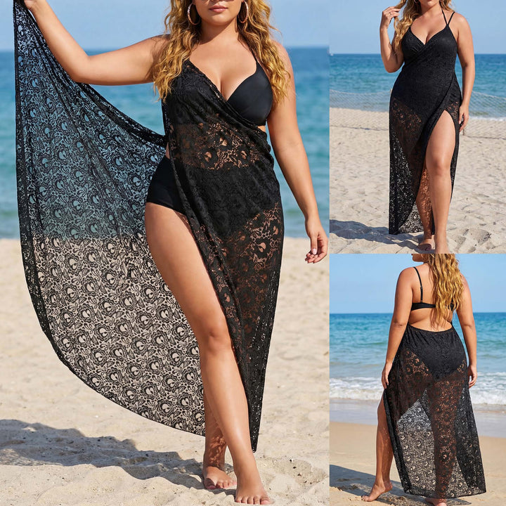 Ladies Elegant Transparent Beach Dress Mune Fashion