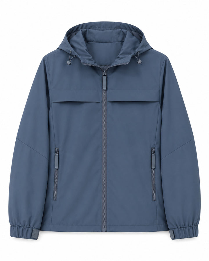 Men's Light Transition Jacket with Adjustable Hood Mune Fashion