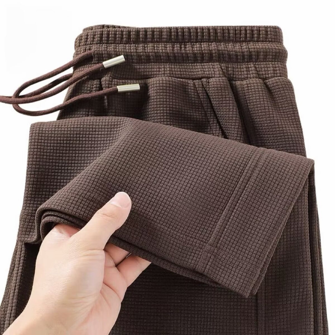 Men's Comfortable Waffle Structure Jogging Pants Mune Fashion