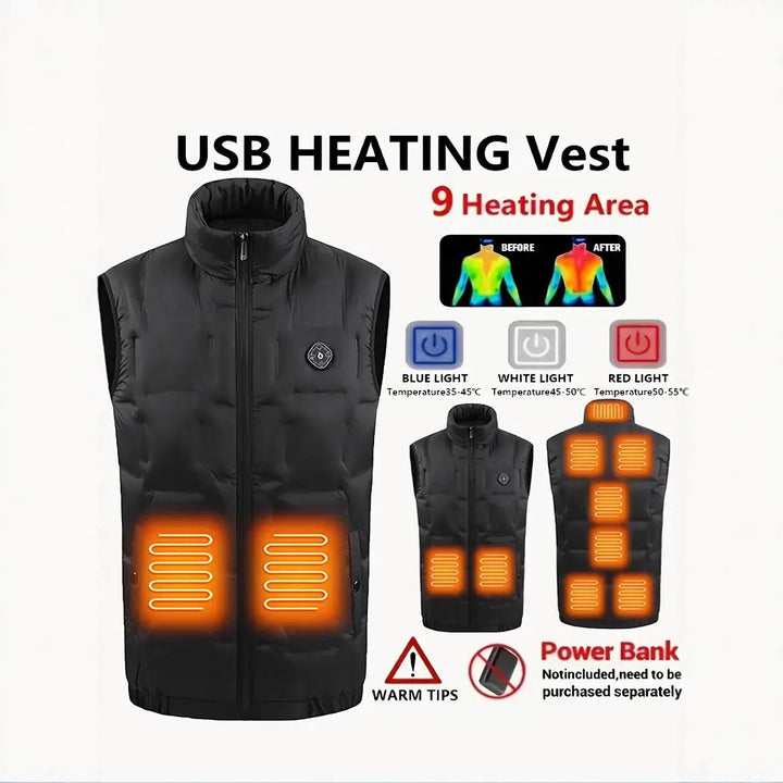 Men's Heated Padded Vest Mune Fashion