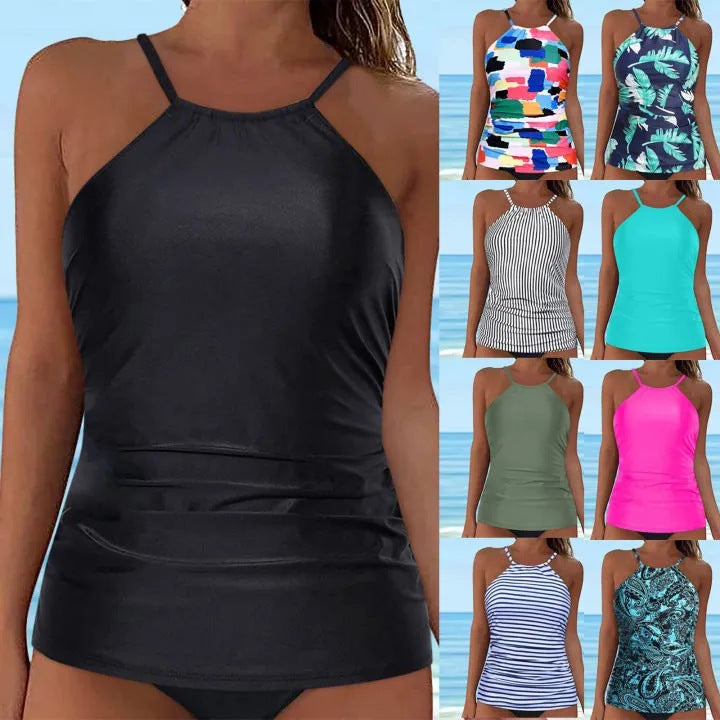 Women’s tankini with floral design and fitted cut Mune Fashion