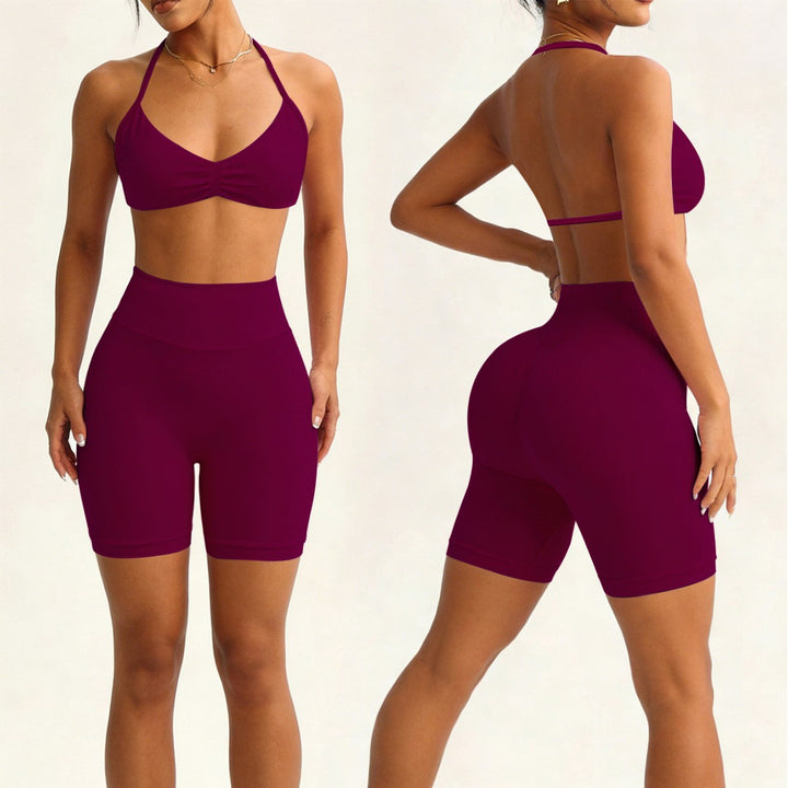 Women's sporty bikini set made of high-elastic material with adjustable straps Mune Fashion