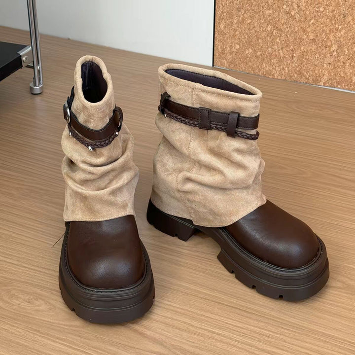 Women’s Fashionable and Comfortable Ankle Boots Mune Fashion