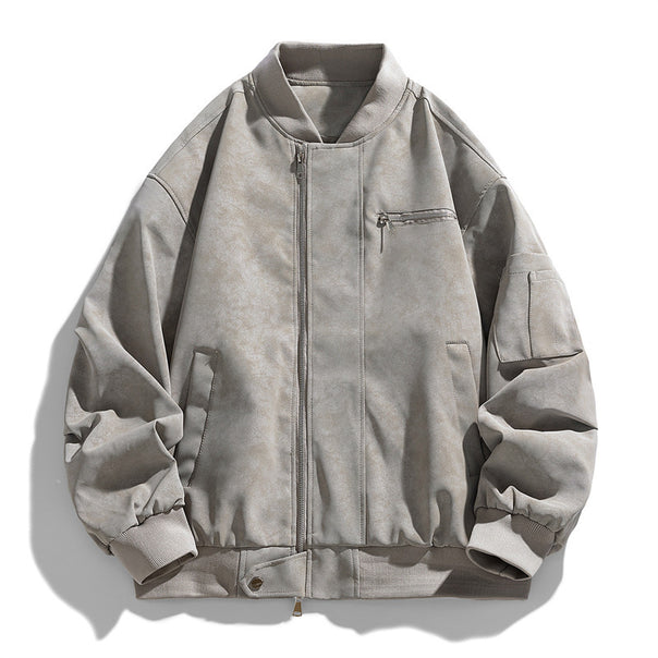Men's Stylish Bomber Jacket with Practical Pockets Mune Fashion
