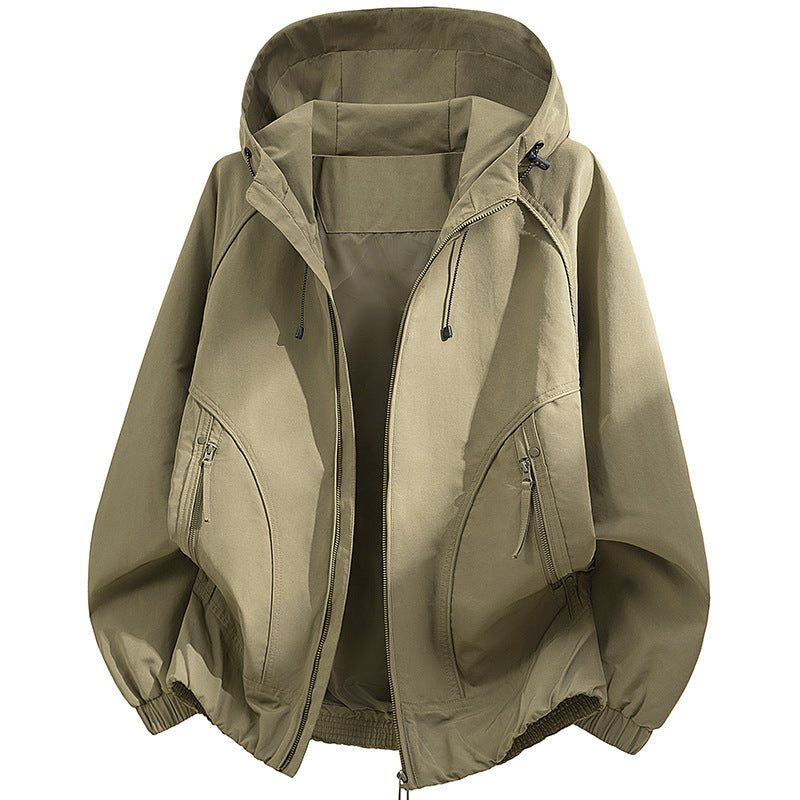 Men's technical hooded softshell jacket with adjustable hood and utility pockets Mune Fashion