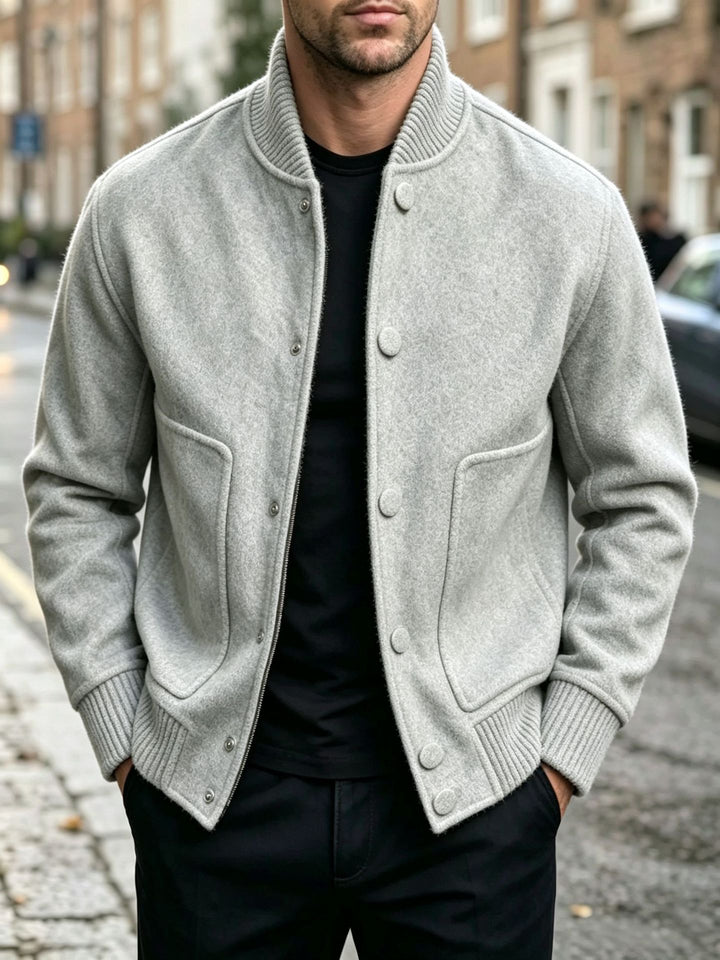 Men's Stylish Cardigan with Button Closure