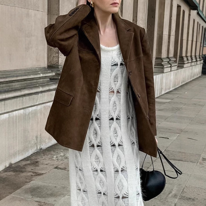 Women's Fashion Suede Jacket