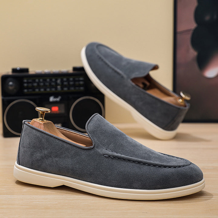 Men's Comfortable Moccasins with Soft Suede Mune Fashion