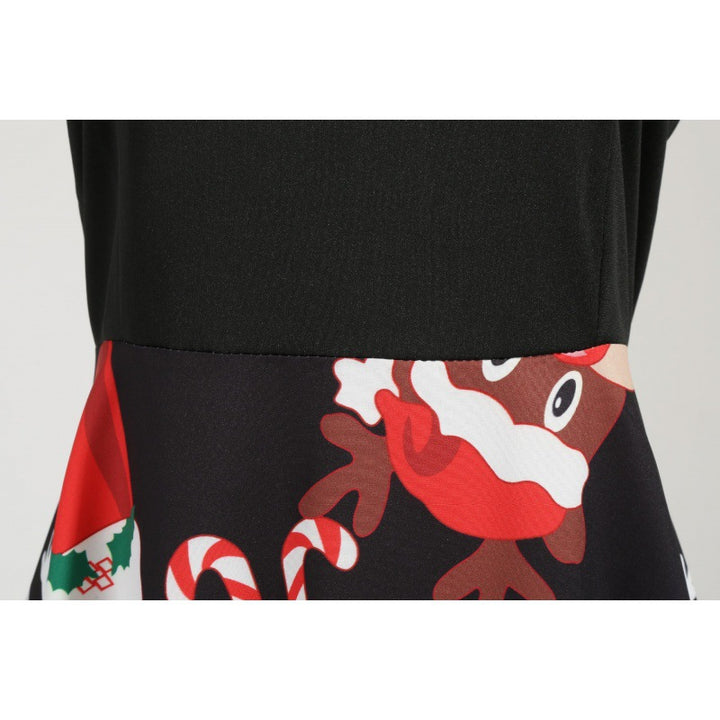 Women's vintage party dress in 50s style with wavy neckline, figure-hugging bodice, and voluminous circle skirt Mune Fashion