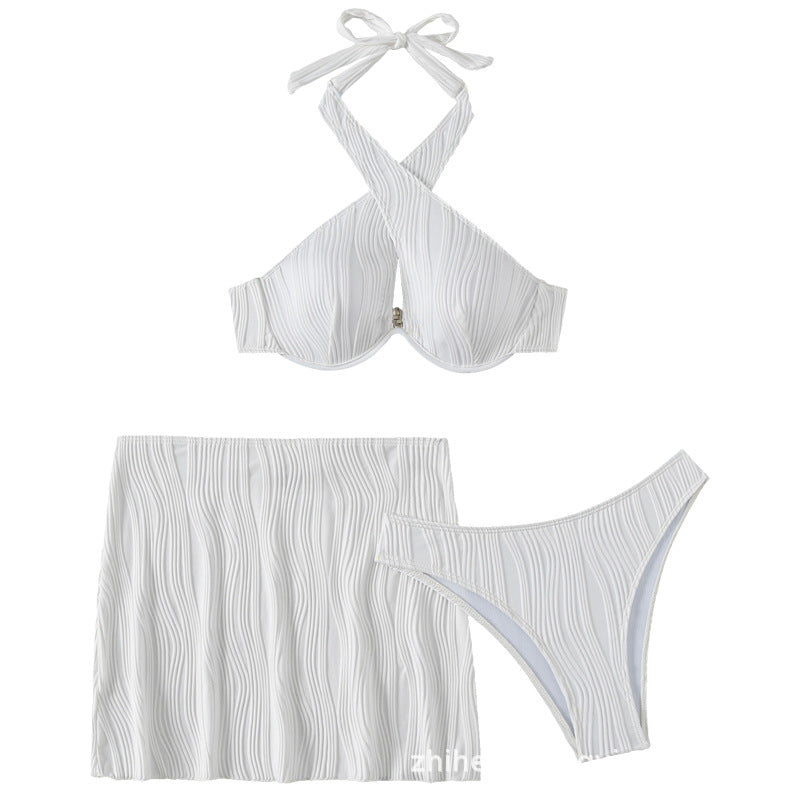 Women's bandeau bikini top with lovingly gathered design Mune Fashion