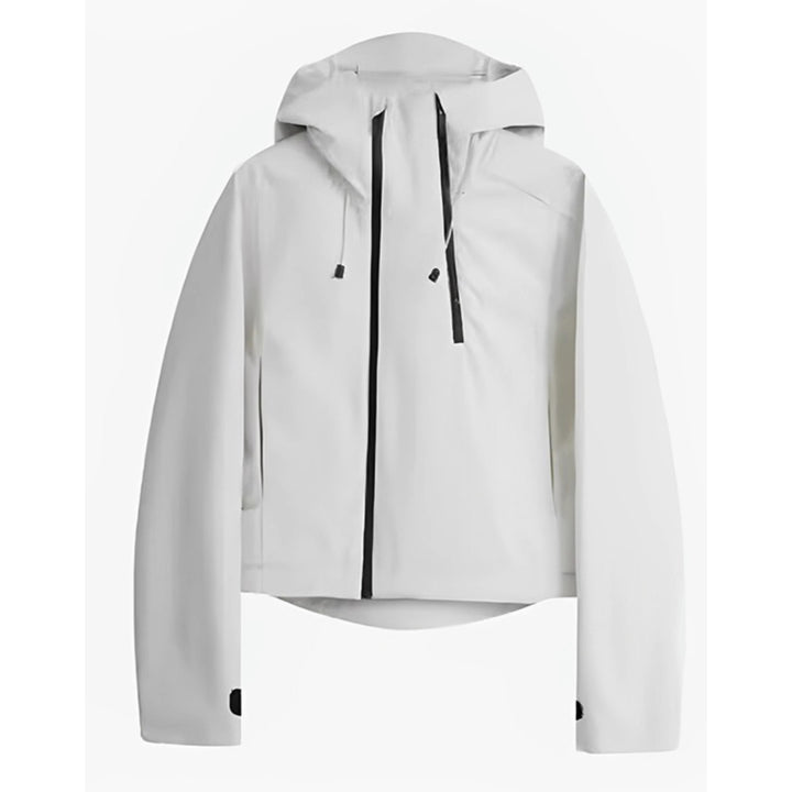 Women's Stylish Transitional Jacket with High Collar Mune Fashion