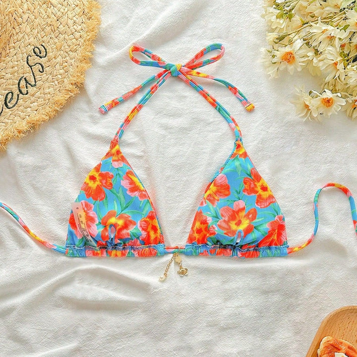 Women's High-Cut Bikini with Side Ties Mune Fashion