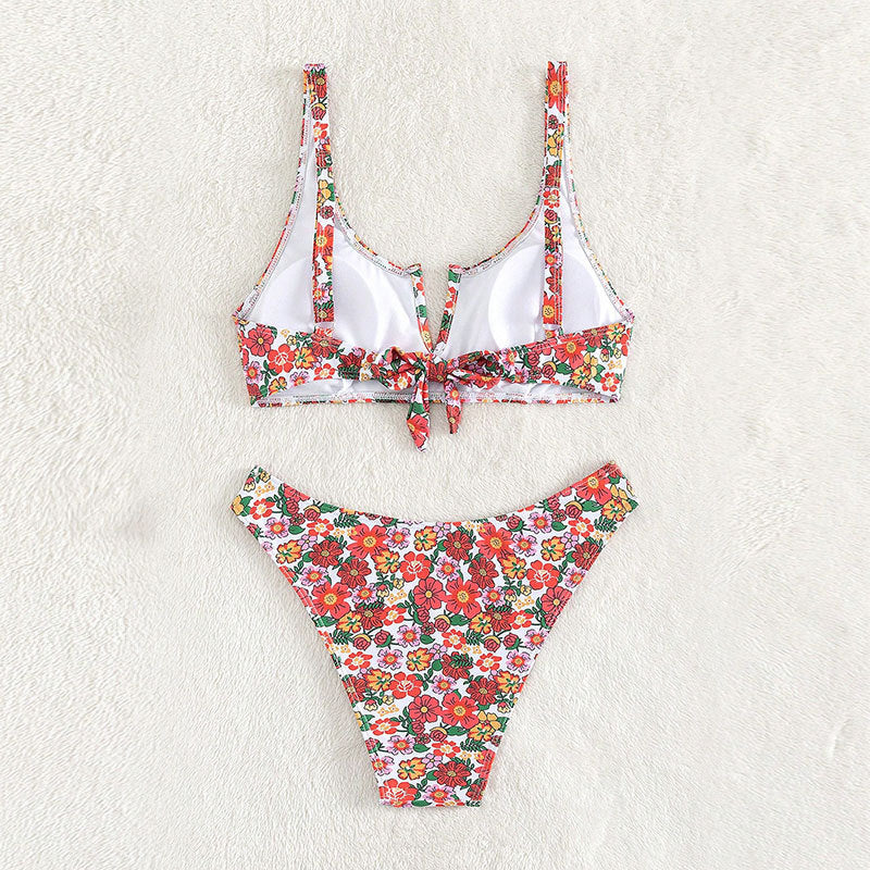 Women's Floral Design Bikini Mune Fashion