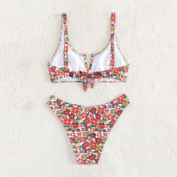 Women's Floral Design Bikini Mune Fashion
