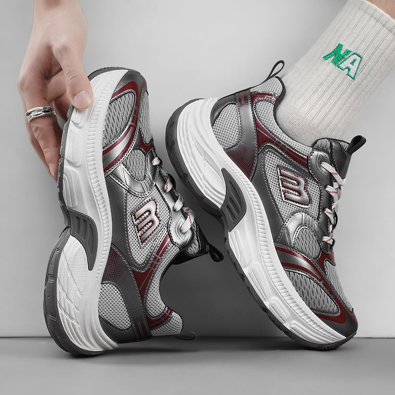 Unisex Voluminous Mesh Runner with breathable upper material and shock-absorbing platform sole Mune Fashion