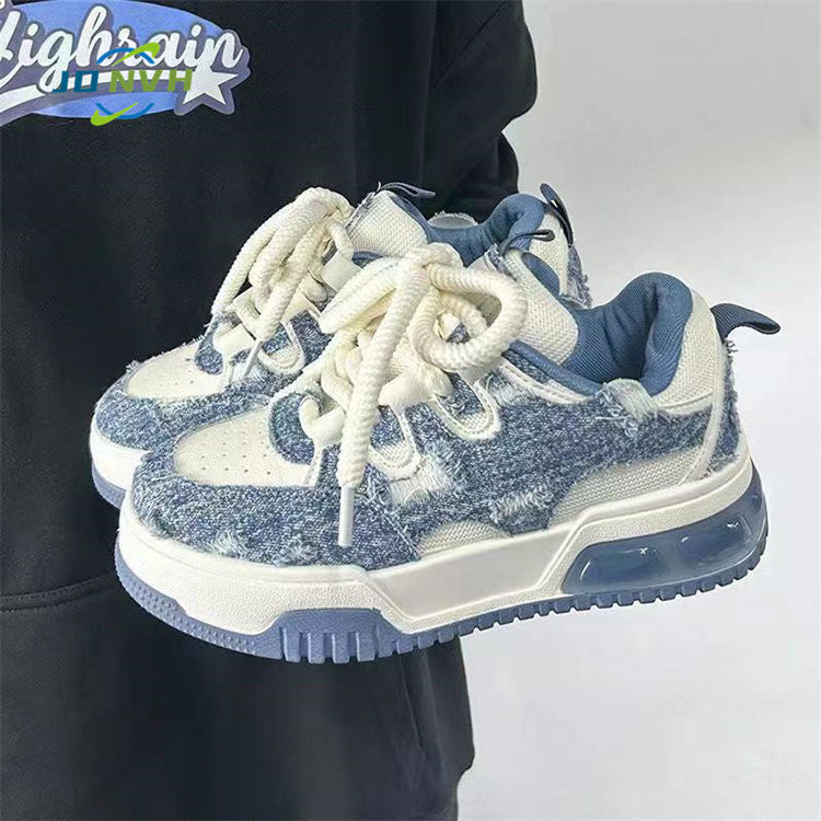 Women Cool Jeans Sneakers with reinforced heel area and cushioned sole Mune Fashion