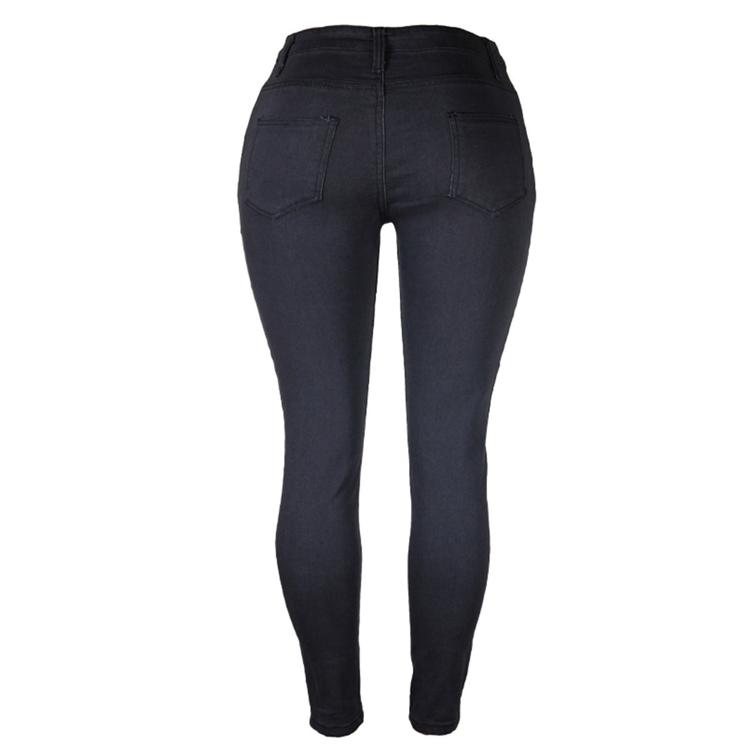 Women high-waisted Sculpt-Skinny jeans with shaping stretch waistband and classic five-pocket cut Mune Fashion
