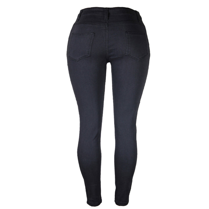 Women high-waisted Sculpt-Skinny jeans with shaping stretch waistband and classic five-pocket cut Mune Fashion