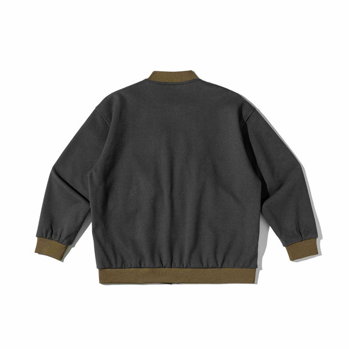 Men's short-cut utility bomber jacket with flap pockets and double chest zip Mune Fashion