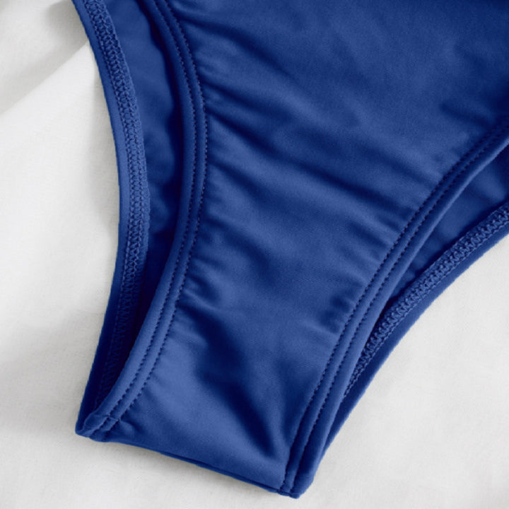 Women's one-piece swimsuit with asymmetrical cut and ruffle details Mune Fashion