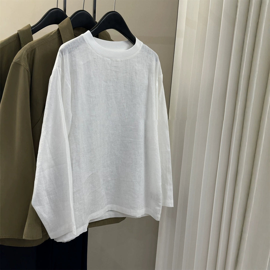 Women's Casual Linen Top Mune Fashion