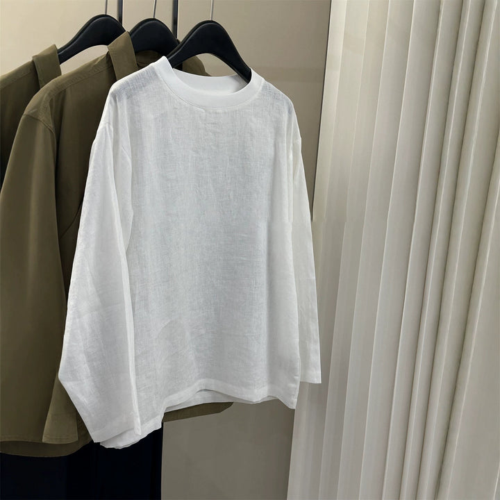 Women's Casual Linen Top Mune Fashion