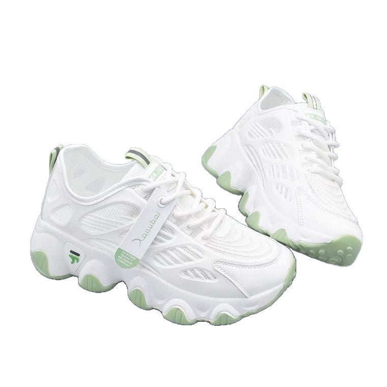 Ladies Sporty Sneakers with breathable mesh material and cushioned sole Mune Fashion