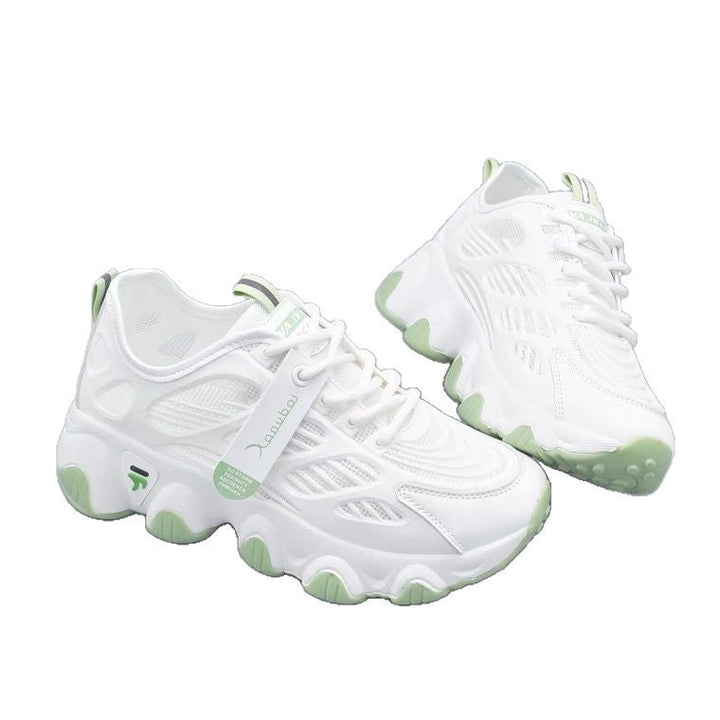 Ladies Sporty Sneakers with breathable mesh material and cushioned sole Mune Fashion