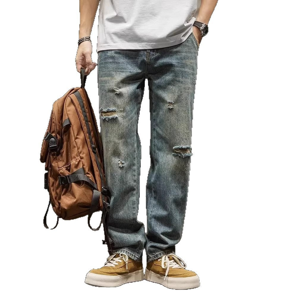 Men's Oversized Destroyed Jeans Mune Fashion