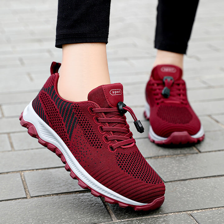 Men's breathable knitted running shoe with shock-absorbing EVA sole Mune Fashion