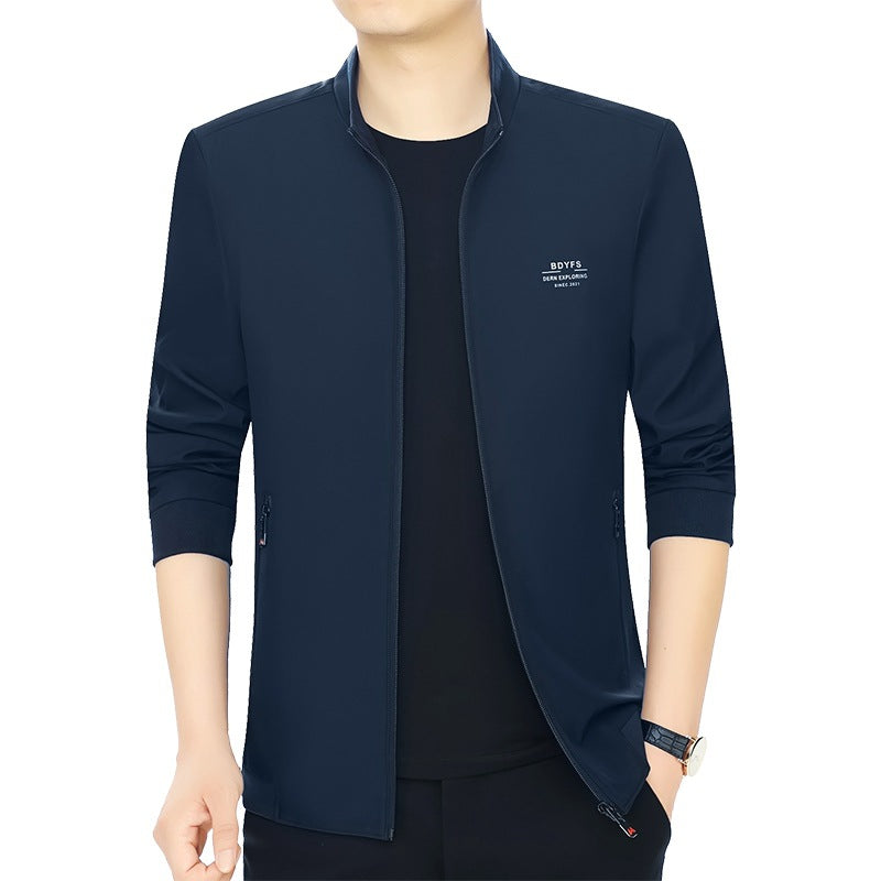 Men's field jacket with contrast inserts and chest zip pocket Mune Fashion