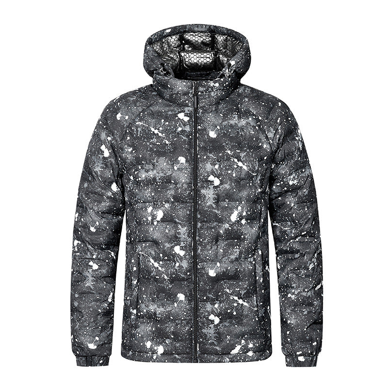Men's Fashion Padded Jacket with Hood and Innovative Design Mune Fashion