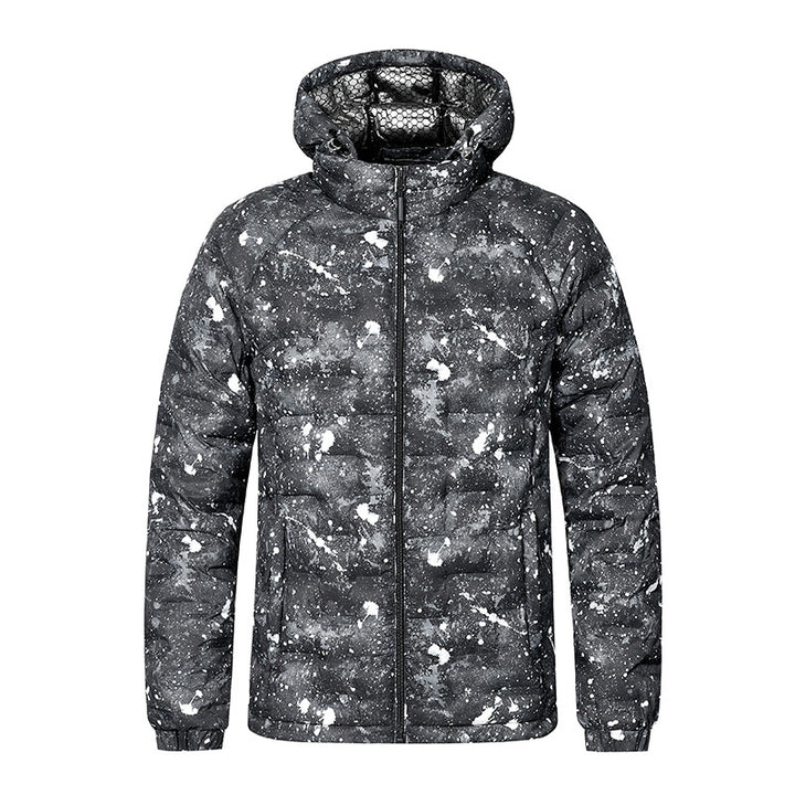 Men's Fashion Padded Jacket with Hood and Innovative Design Mune Fashion