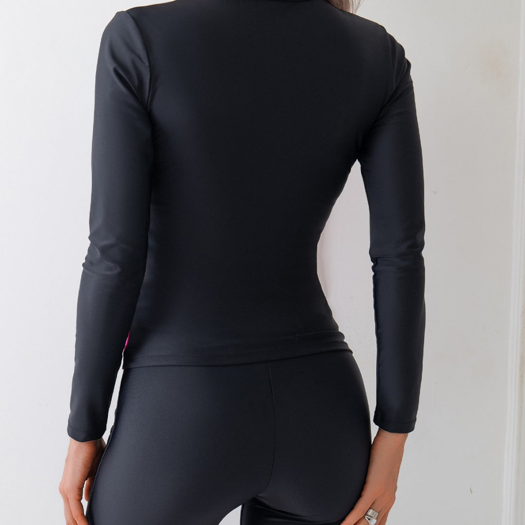 Damen Sportlicher Langarm-Surfsuit mit integriertem Shorts Echo Archiv
