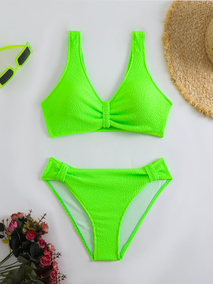 Women's structured bikini with offset band Mune Fashion