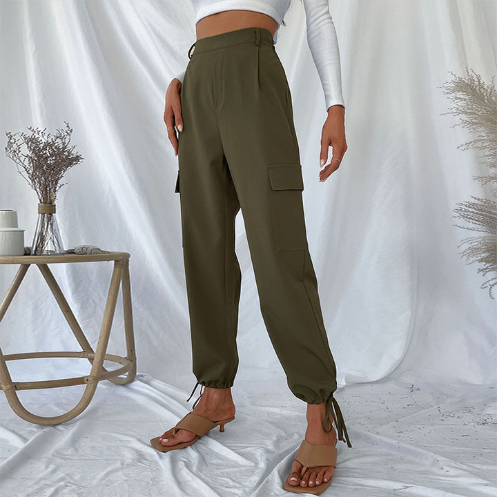 Women High Waisted Cargo Pants Mune Fashion