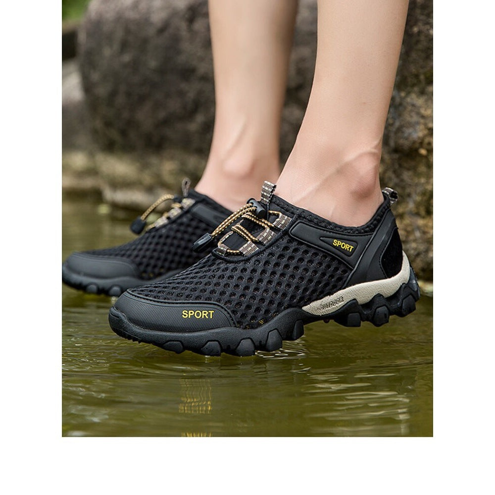 Men's Sporty Outdoor Shoes with Breathable Inserts Mune Fashion