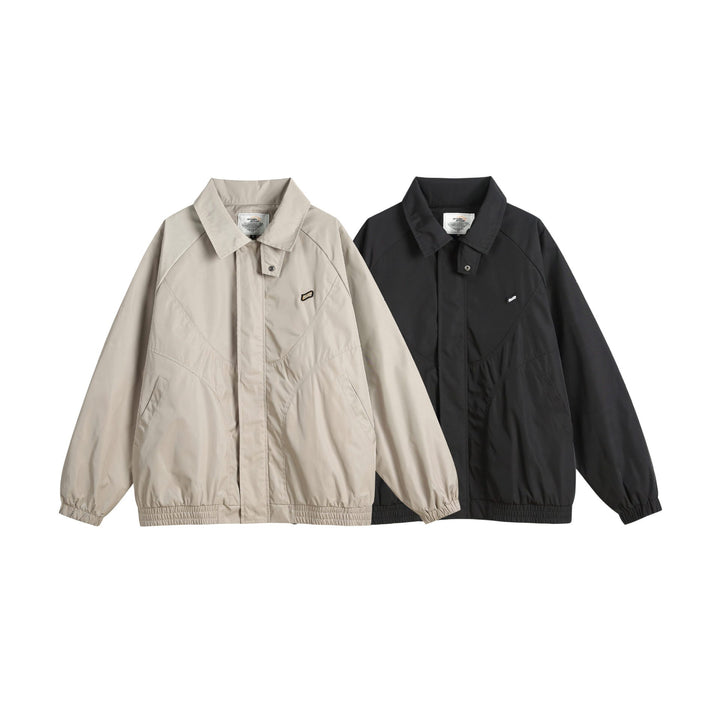Unisex Boxy Transitional Blouson with Stand Collar and Elastic Hem Mune Fashion