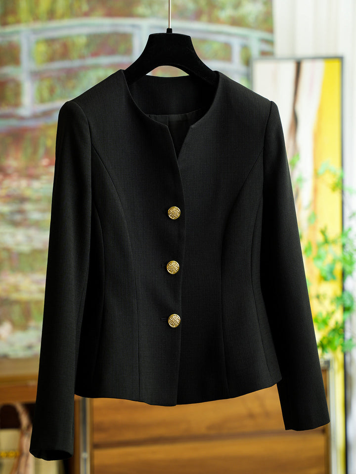 Women's elegantly tailored blazer with decorative buttons Mune Fashion