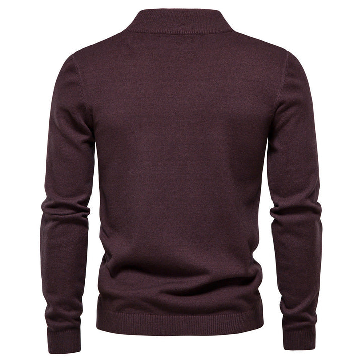 Men's Stylish Turtleneck Sweater Made Of Soft Merino Wool Mune