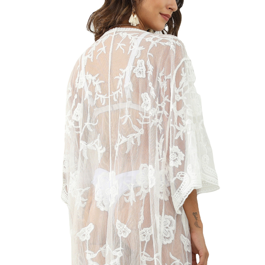 Ladies elegant crocheted beach cover-up Mune Fashion