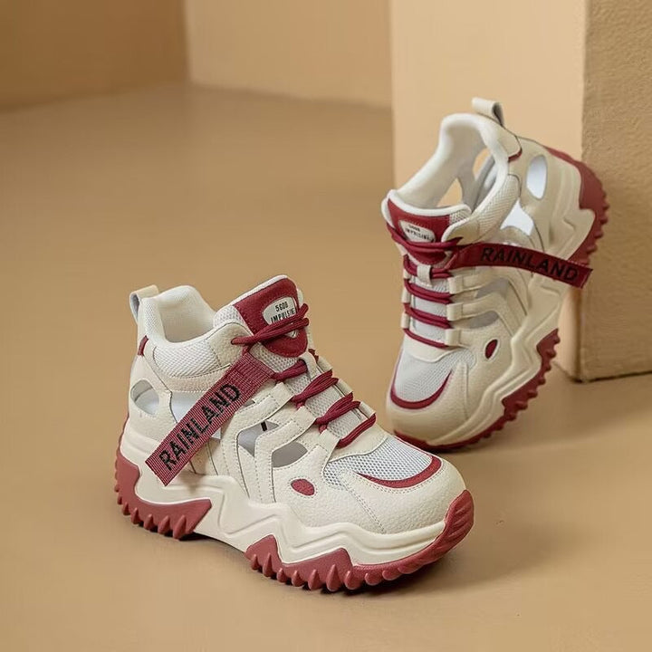 Women’s Sporty High-Top Sneakers with Durable Sole Mune Fashion