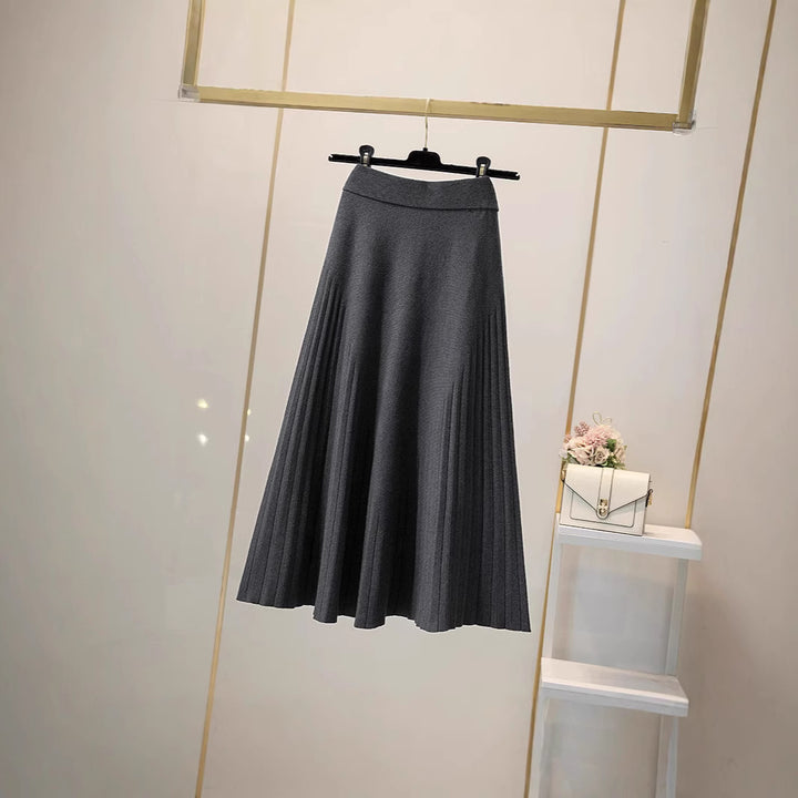 Women's Pleated Wrap Skirt Mune Fashion