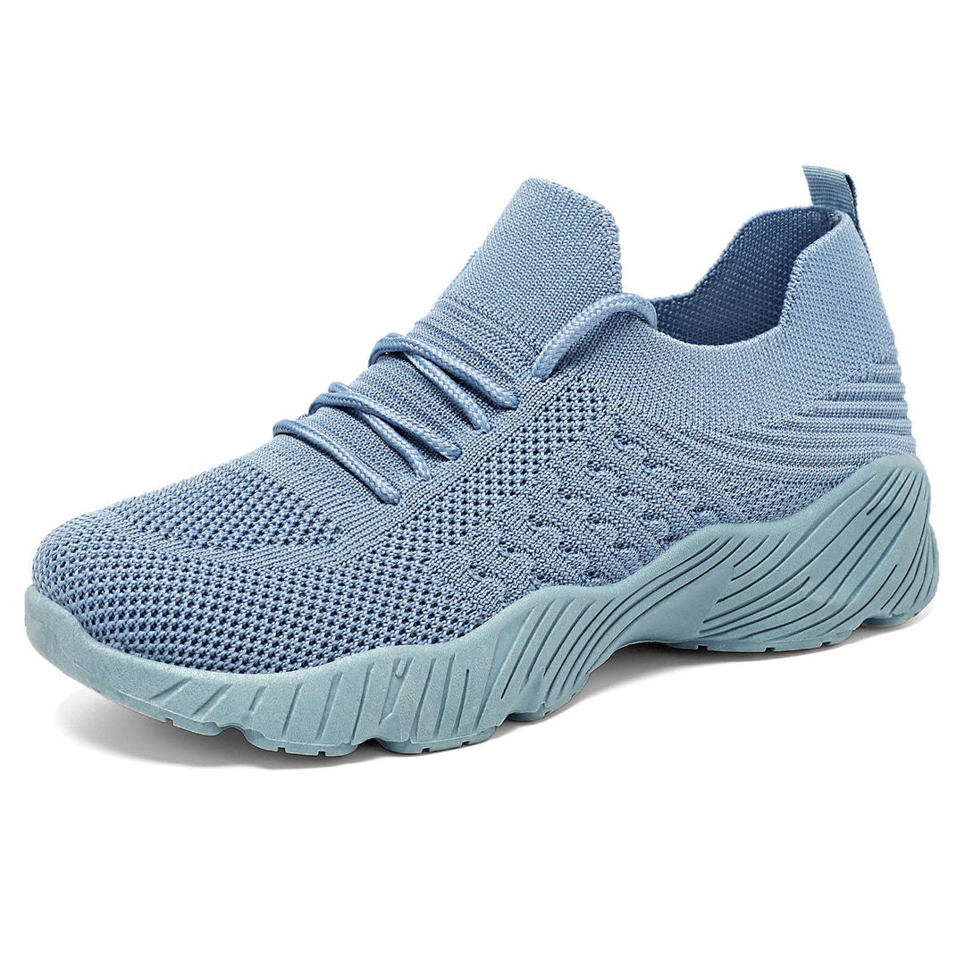 Women's knitted slip-on sneaker with sock-like shaft and cushioned profile sole Mune Fashion