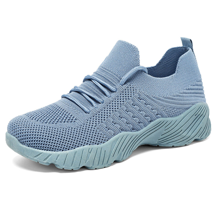 Women's knitted slip-on sneaker with sock-like shaft and cushioned profile sole Mune Fashion