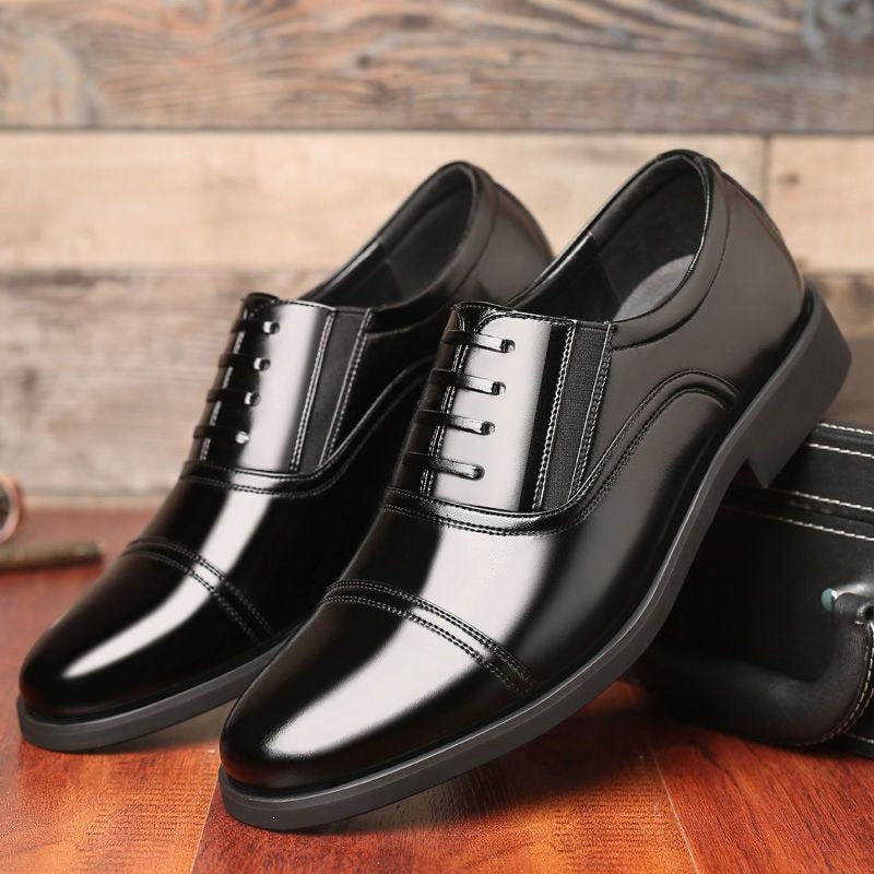 Men's Elegant and Glossy Dress Shoes Mune Fashion