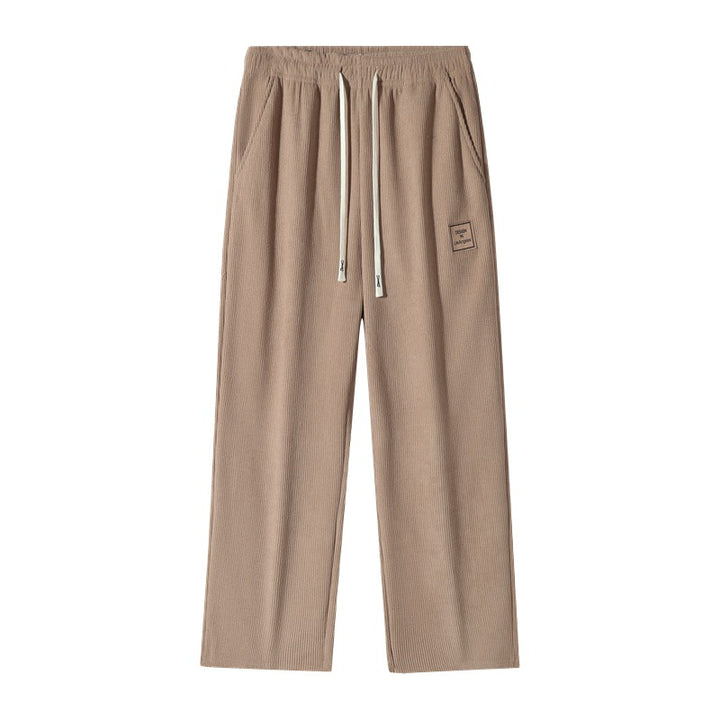 Women's Padded Corduroy Jogging Pants with Teddy Lining, Drawstring Waist & Side Pockets Mune Fashion